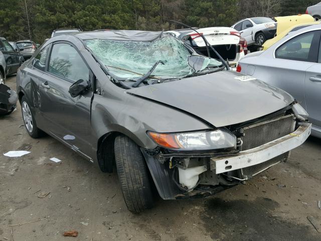 2HGFG12608H559652 - 2008 HONDA CIVIC LX CHARCOAL photo 1