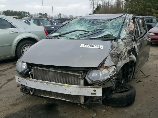 2HGFG12608H559652 - 2008 HONDA CIVIC LX CHARCOAL photo 2