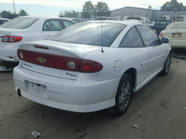 1G1JH14F547101400 - 2004 CHEVROLET CAVALIER L WHITE photo 4