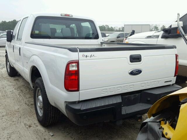 1FT7W2A69GED27733 - 2016 FORD F250 SUPER WHITE photo 3