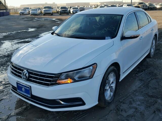 1VWAS7A33GC023956 - 2016 VOLKSWAGEN PASSAT S WHITE photo 2