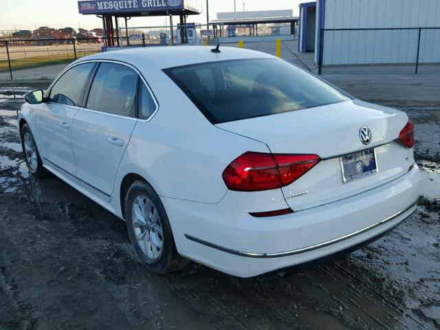 1VWAS7A33GC023956 - 2016 VOLKSWAGEN PASSAT S თეთრი ფოტო 3