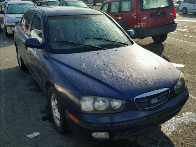 KMHDN45D13U589655 - 2003 HYUNDAI ELANTRA GL BLUE photo 1