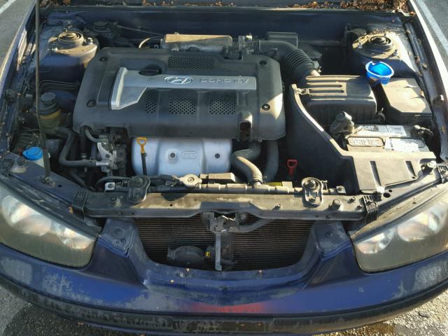 KMHDN45D13U589655 - 2003 HYUNDAI ELANTRA GL BLUE photo 7