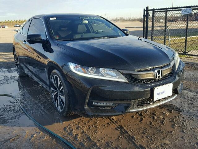 1HGCT2A84HA005374 - 2017 HONDA ACCORD EXL BLACK photo 1