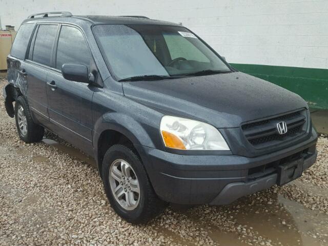 2HKYF18635H536077 - 2005 HONDA PILOT EXL CHARCOAL photo 1