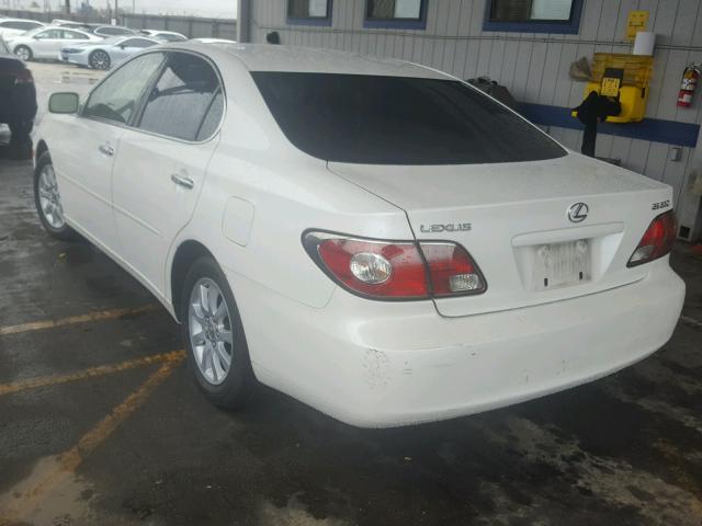 JTHBA30G245053343 - 2004 LEXUS ES 330 WHITE photo 3