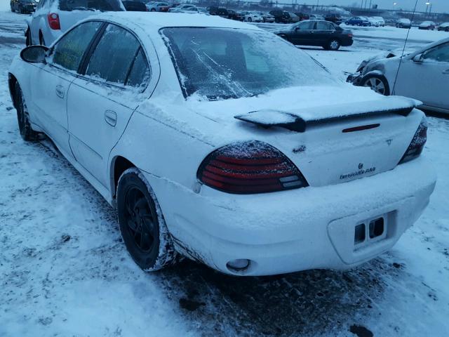 1G2NF52E03C180405 - 2003 PONTIAC GRAND AM S WHITE photo 3