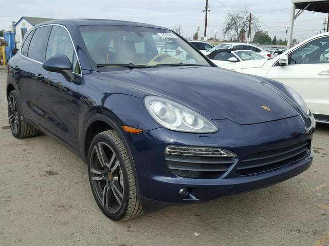 WP1AB2A21CLA48408 - 2012 PORSCHE CAYENNE S BLUE photo 1