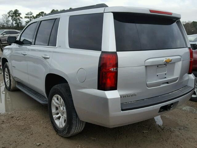 1GNSCAKC4GR163678 - 2016 CHEVROLET TAHOE C150 SILVER photo 3