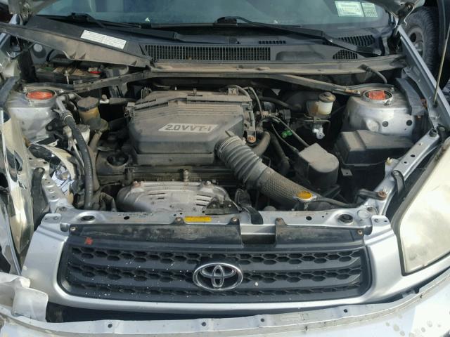 JTEHH20V436092052 - 2003 TOYOTA RAV4 SILVER photo 7