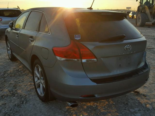 4T3ZK11A19U006445 - 2009 TOYOTA VENZA BASE GREEN photo 3