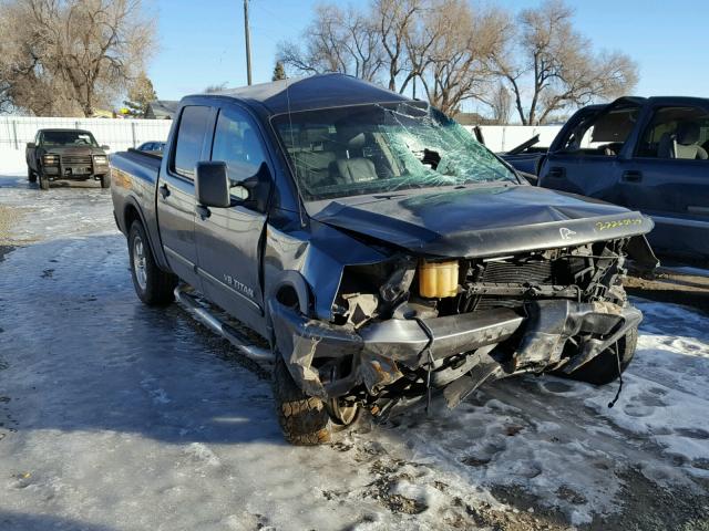 1N6AA07CX9N317072 - 2009 NISSAN TITAN XE GRAY photo 1