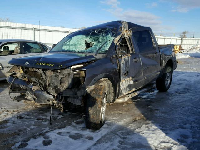 1N6AA07CX9N317072 - 2009 NISSAN TITAN XE GRAY photo 2