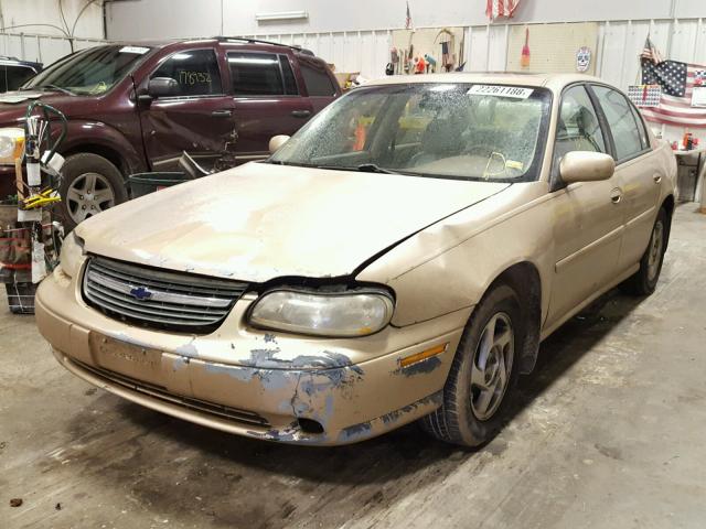 1G1NE52J916263315 - 2001 CHEVROLET MALIBU LS GOLD photo 2