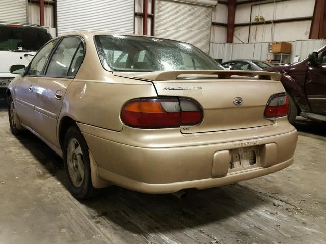 1G1NE52J916263315 - 2001 CHEVROLET MALIBU LS GOLD photo 3