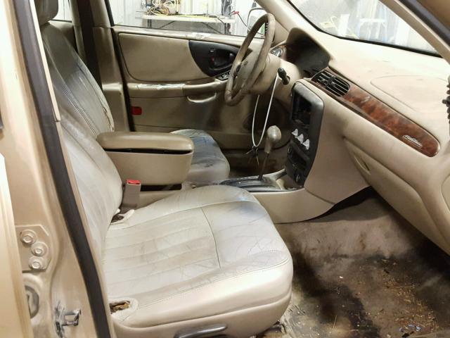 1G1NE52J916263315 - 2001 CHEVROLET MALIBU LS GOLD photo 5