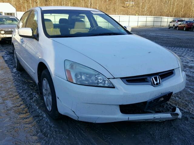 1HGCM56374A175329 - 2004 HONDA ACCORD LX WHITE photo 1