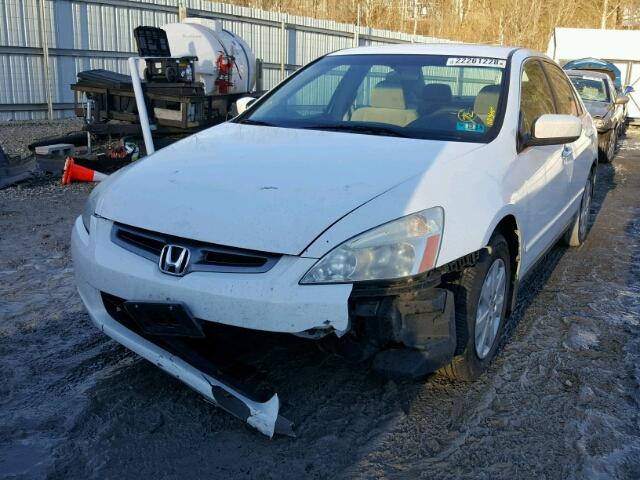 1HGCM56374A175329 - 2004 HONDA ACCORD LX WHITE photo 2