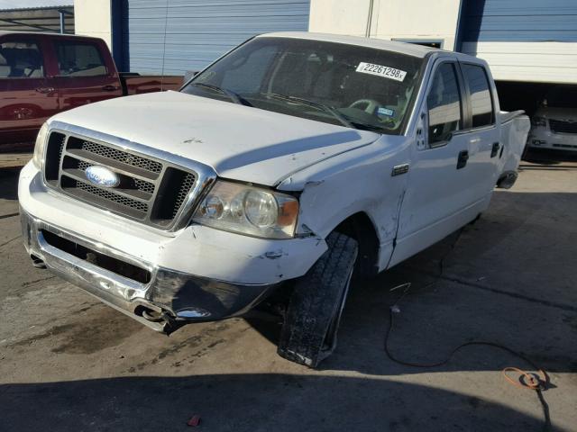 1FTRW14W57KD54508 - 2007 FORD F150 SUPER WHITE photo 2