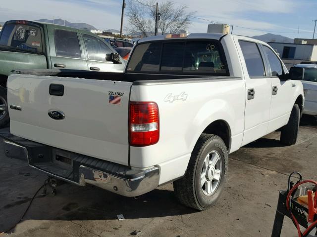 1FTRW14W57KD54508 - 2007 FORD F150 SUPER WHITE photo 4