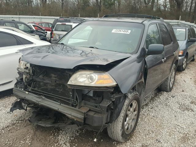 2HNYD18634H531338 - 2004 ACURA MDX TOURIN GRAY photo 2