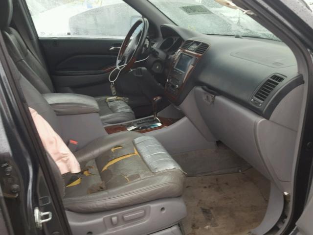 2HNYD18634H531338 - 2004 ACURA MDX TOURIN GRAY photo 5