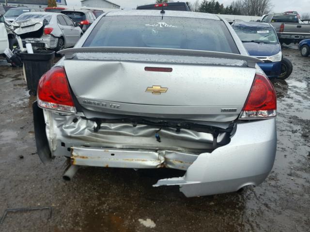 2G1WC5E32D1215738 - 2013 CHEVROLET IMPALA LTZ SILVER photo 9