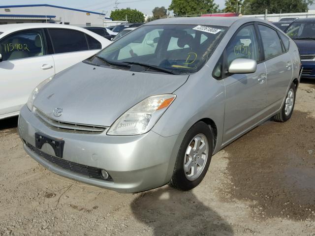 JTDKB20U157049675 - 2005 TOYOTA PRIUS SILVER photo 2