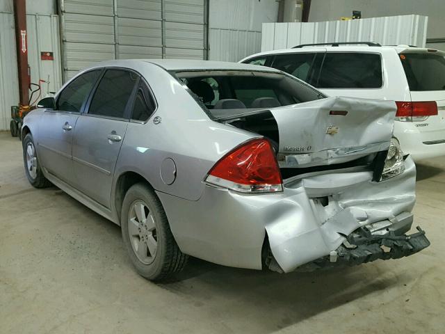 2G1WT57N991191556 - 2009 CHEVROLET IMPALA 1LT SILVER photo 3