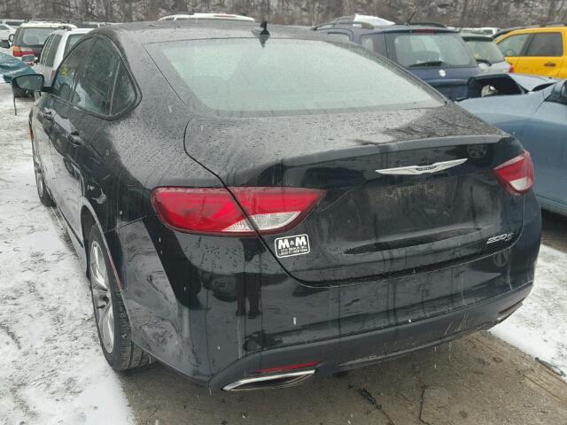 1C3CCCBB6GN162852 - 2016 CHRYSLER 200 S 黑色 照片 3