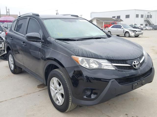 2T3ZFREV4FW131502 - 2015 TOYOTA RAV4 LE BLACK photo 1