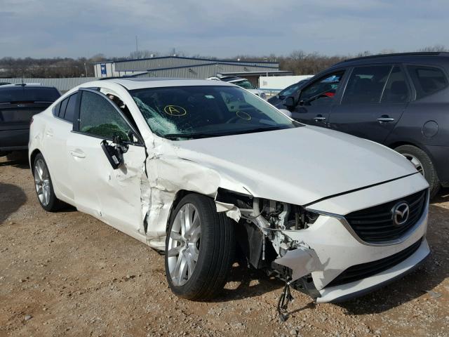 JM1GJ1V50F1190391 - 2015 MAZDA 6 TOURING WHITE photo 1