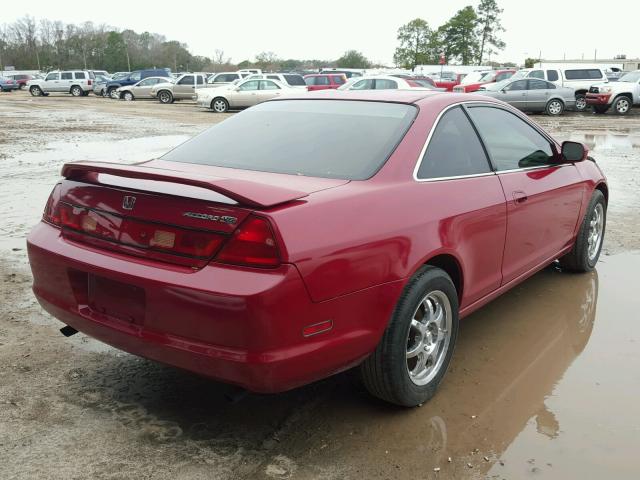 1HGCG2253XA018897 - 1999 HONDA ACCORD EX RED photo 4