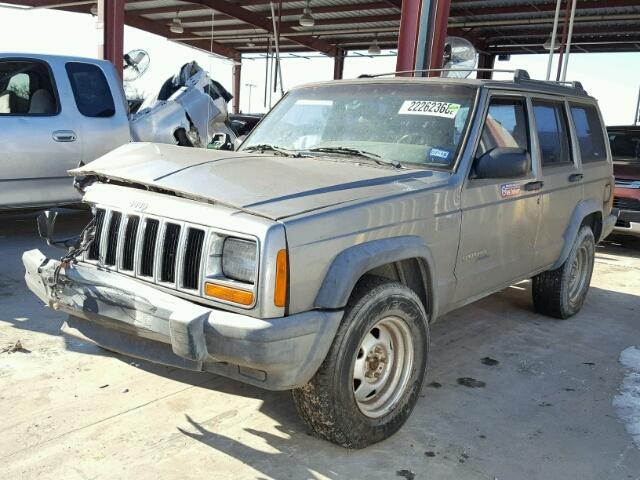 1J4FT48S3YL231817 - 2000 JEEP CHEROKEE S SILVER photo 2