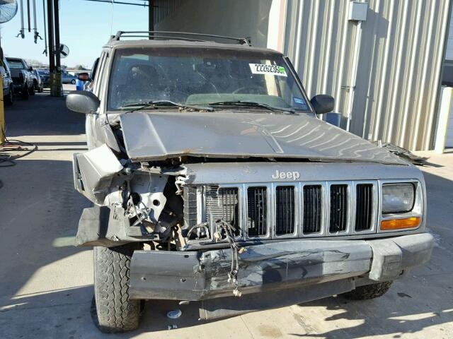 1J4FT48S3YL231817 - 2000 JEEP CHEROKEE S SILVER photo 9