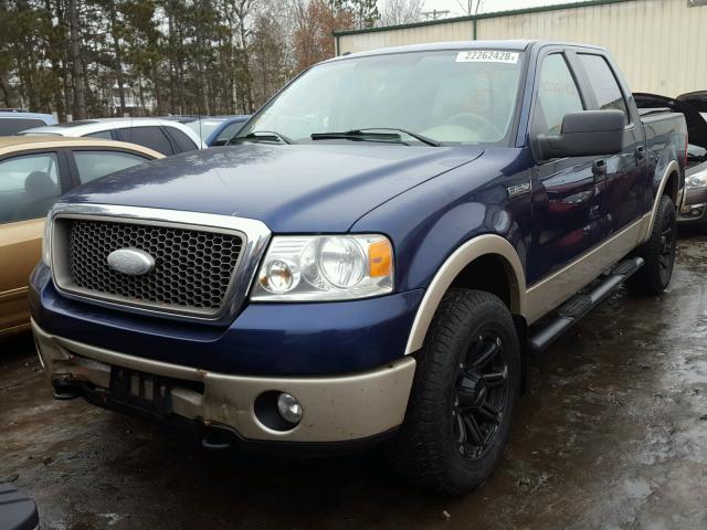 1FTPW14V77FFB8196 - 2007 FORD F150 SUPER BLUE photo 2