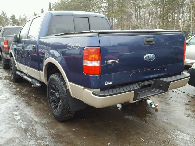 1FTPW14V77FFB8196 - 2007 FORD F150 SUPER BLUE photo 3