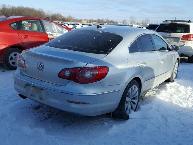 WVWNL73C89E549117 - 2009 VOLKSWAGEN CC SPORT SILVER photo 4