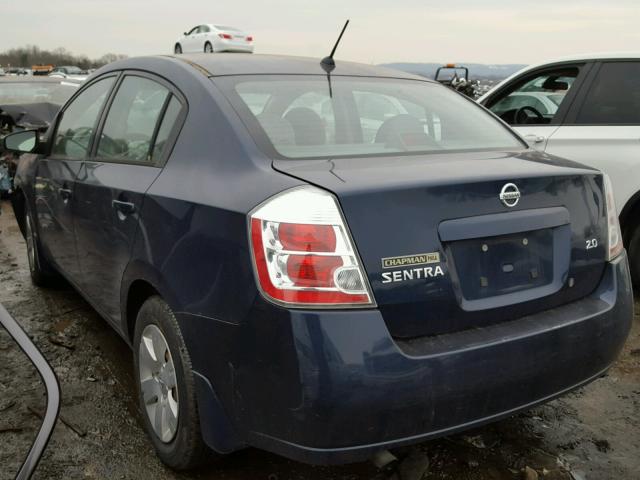 3N1AB61E87L606433 - 2007 NISSAN SENTRA 2.0 BLUE photo 3