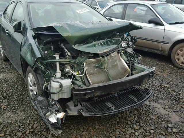 2T1BURHE0GC638671 - 2016 TOYOTA COROLLA L GREEN photo 9