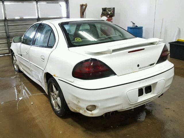 1G2NW52E8XM794831 - 1999 PONTIAC GRAND AM G WHITE photo 3