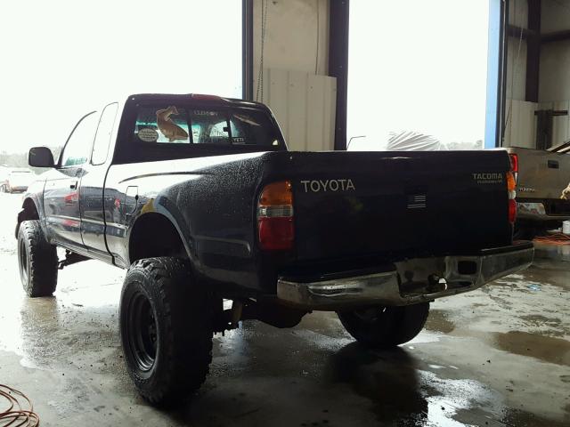 5TESN92NX2Z116381 - 2002 TOYOTA TACOMA XTR BLACK photo 3