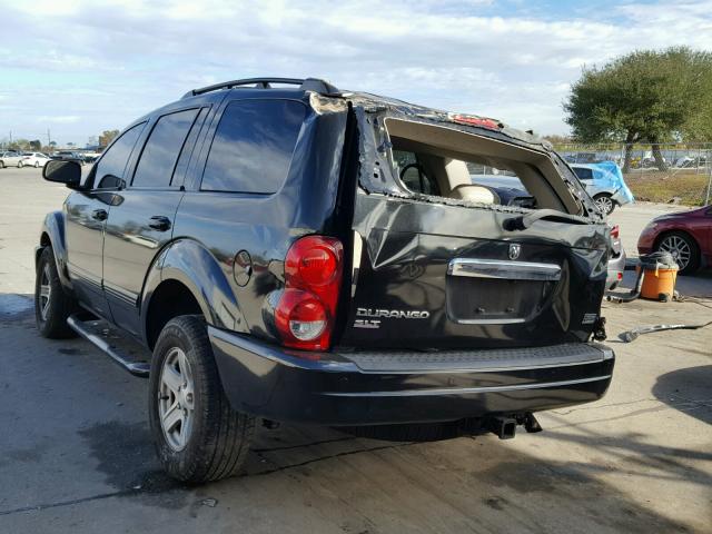 1D4HD48D94F212066 - 2004 DODGE DURANGO SL BLACK photo 3