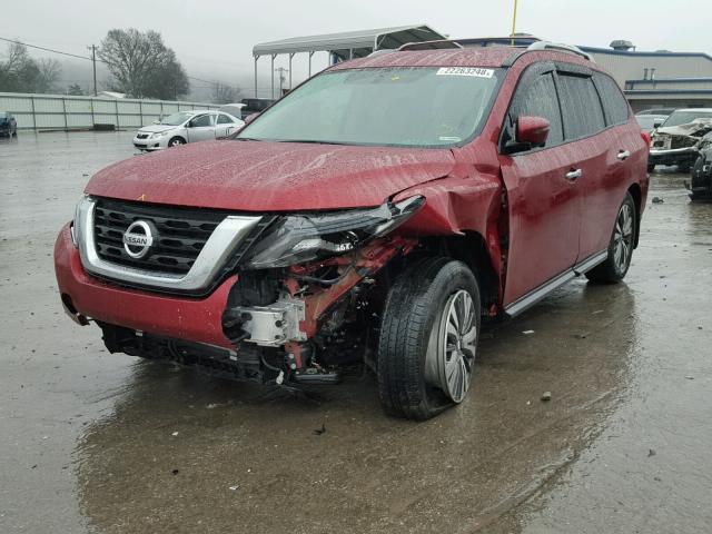 5N1DR2MN6HC612900 - 2017 NISSAN PATHFINDER RED photo 2