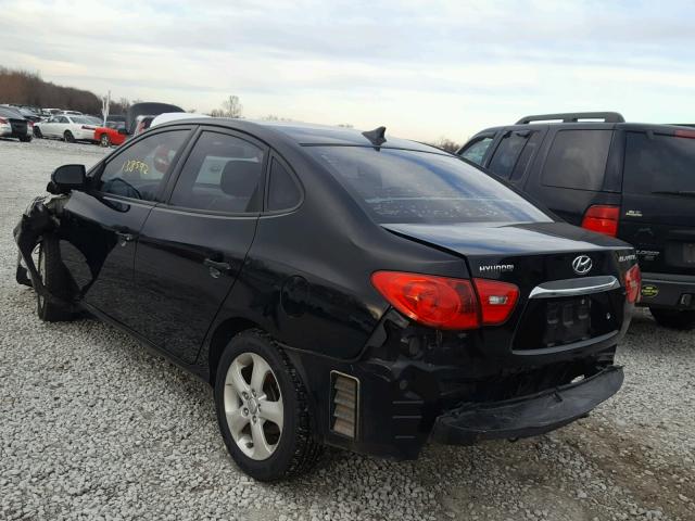 KMHDU4AD0AU009902 - 2010 HYUNDAI ELANTRA BL BLACK photo 3