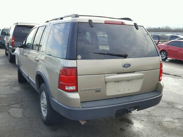 1FMZU63EX2ZA64613 - 2002 FORD EXPLORER X TAN photo 3