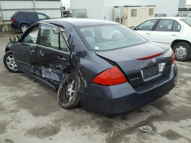 1HGCM56446A058853 - 2006 HONDA ACCORD LX GRAY photo 3