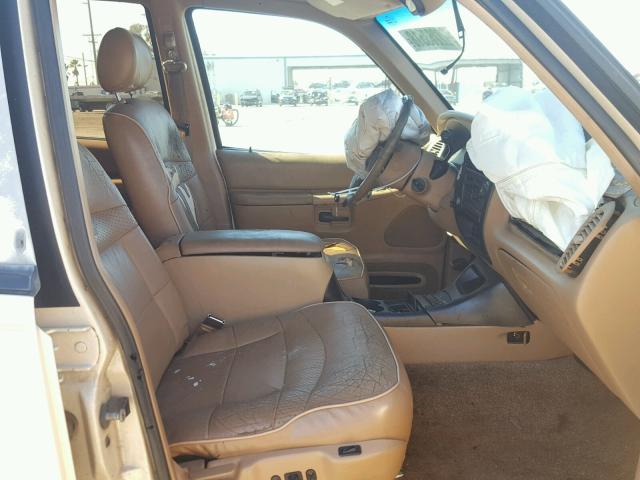 1FMDU35PXTZB93878 - 1996 FORD EXPLORER BEIGE photo 5