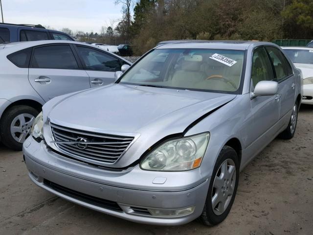 JTHBN36F740140204 - 2004 LEXUS LS 430 SILVER photo 2